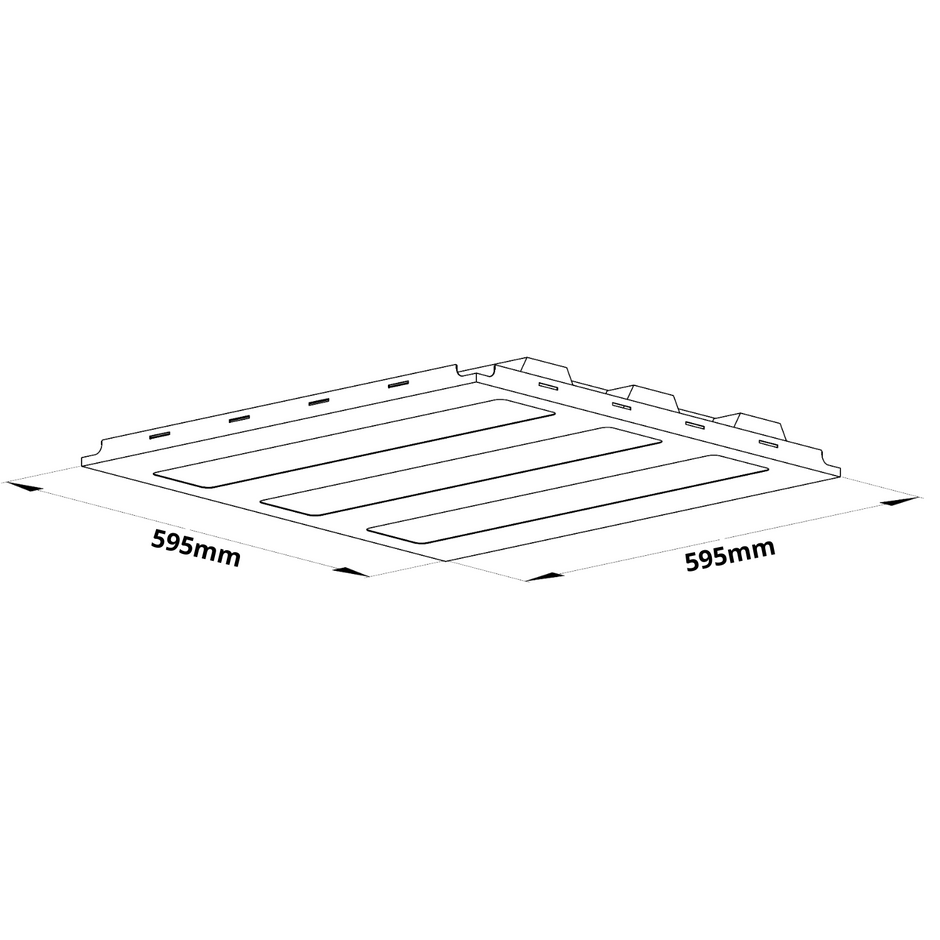 3CR - Recessed Modular LED Panel  (33-68W)