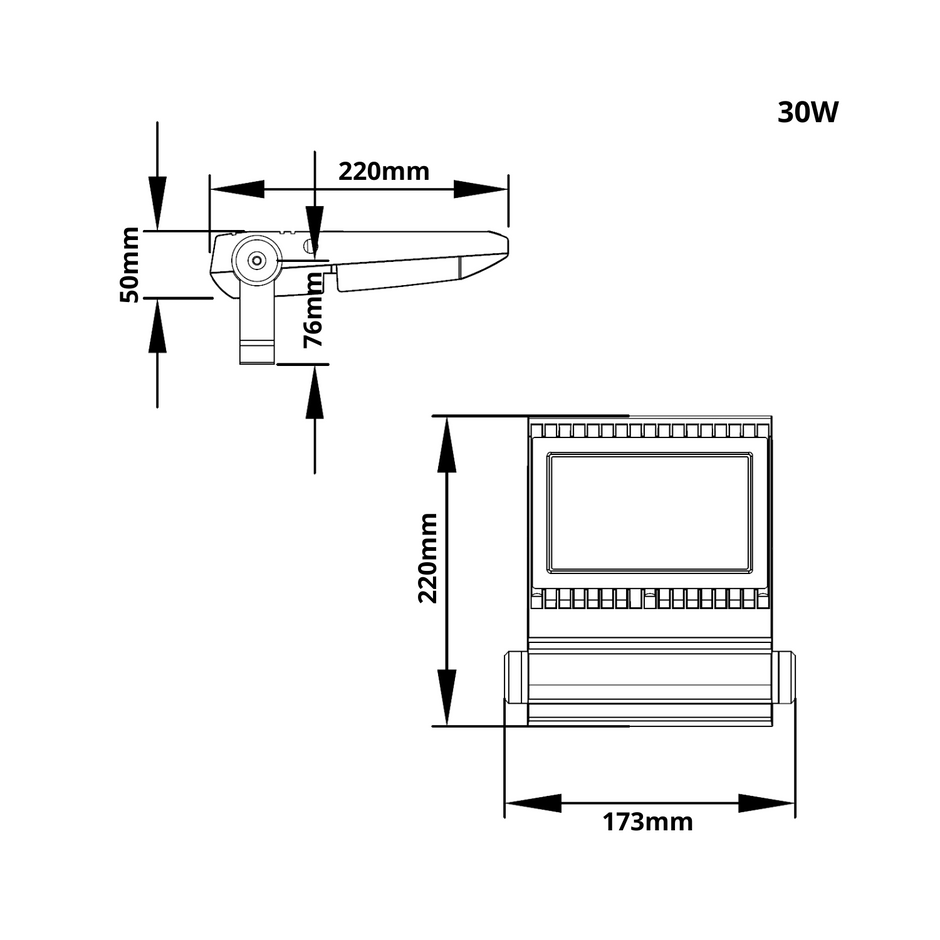 Larvik LED Floodlight Range (30-300W)