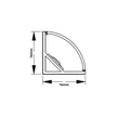 LCR1616 Corner Round Surface Extruded Aluminium Mini Profile (16x16mm)