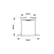 LR3628 Recessed Extruded Aluminium Mini Profile (W:23xH28xF:36mm)