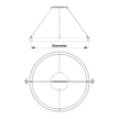 LSC5060 Circle LED Linear Pendant (60-140W)