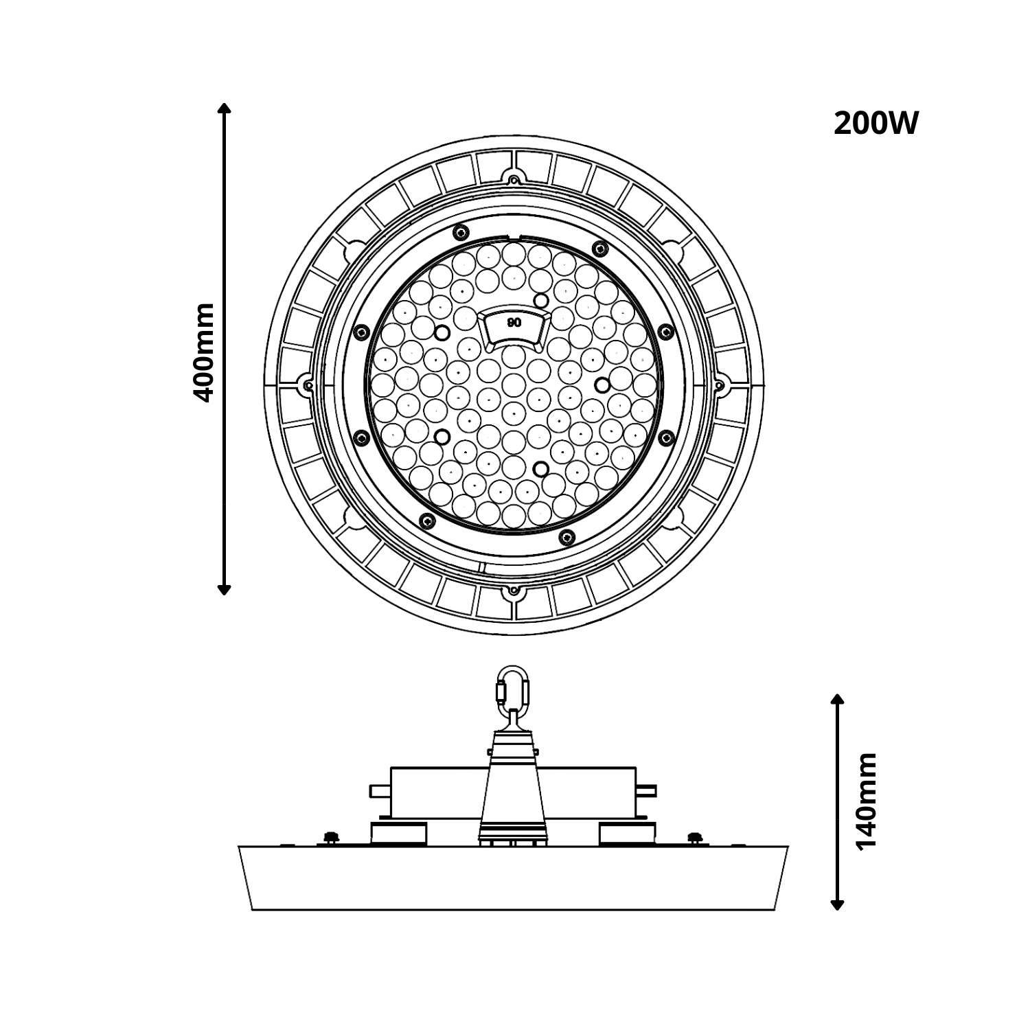 O-Bay LED High Bay (100-200W_