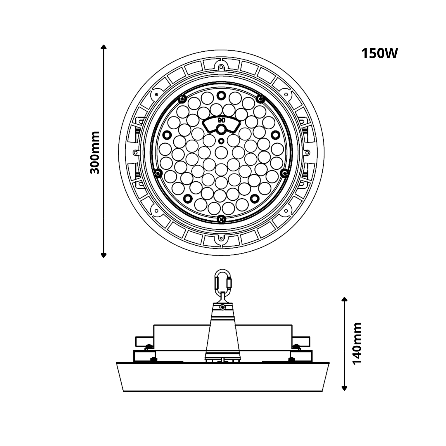 O-Bay LED High Bay (100-200W_