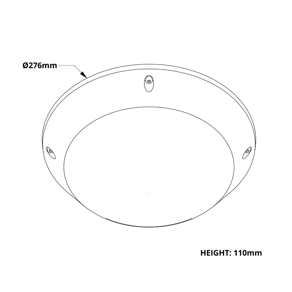 Saturn Dome LED Bulkhead (11-16W)