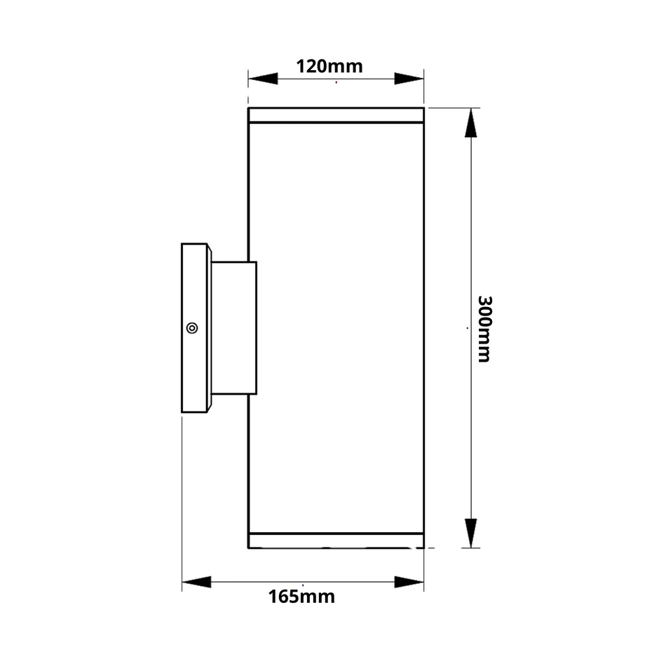 Scallop-2 UP/Down LED Wall Light (2 x 12-17W)