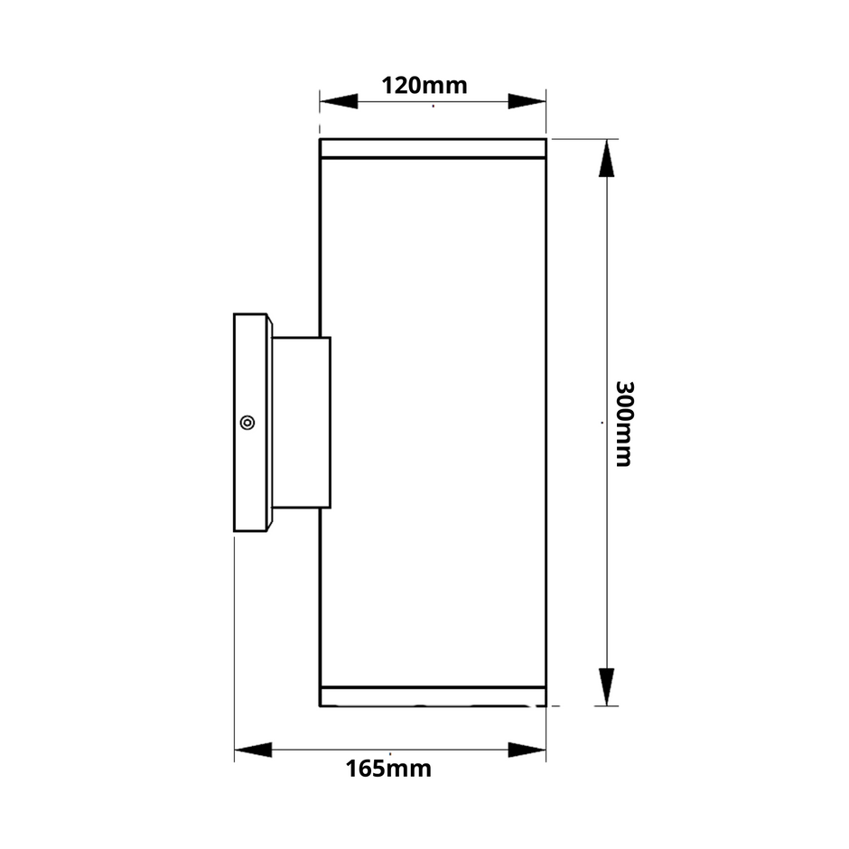 Scallop-2 UP/Down LED Wall Light (2 x 12-17W)